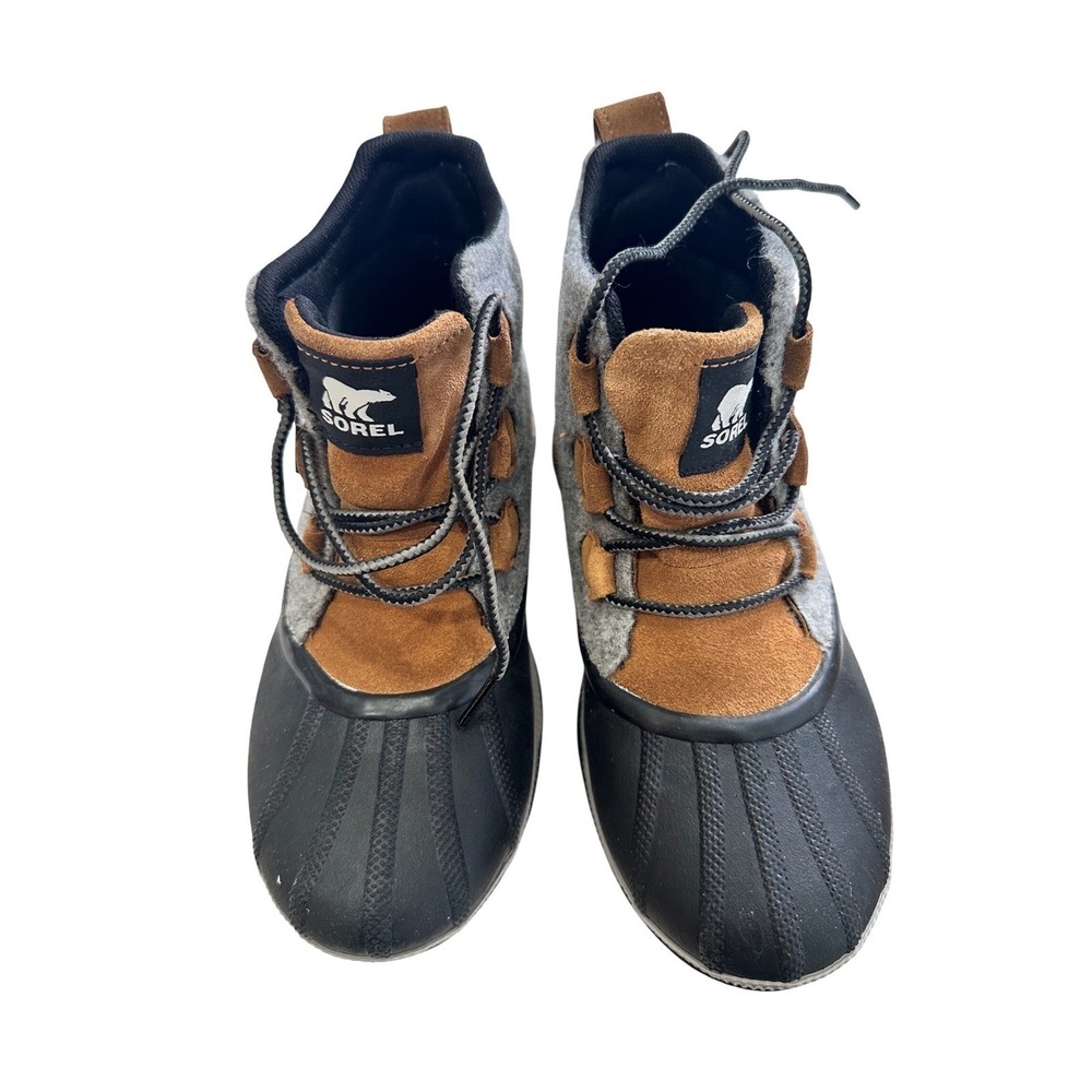 Women Sorel Out N About III Classic Duck Boots Grey Felt  Waterproof 8.5 - Picture 4 of 9